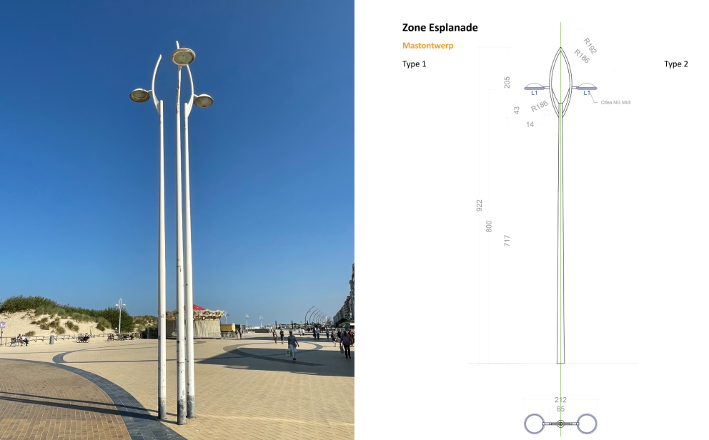 Verledding van armaturen en grondspots